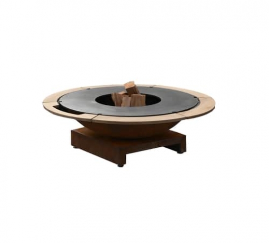 Piatto Basso Medium Corten lage uitvoering Ø 84 cm - Foto 1