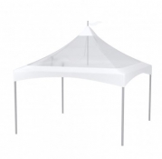 PAGODE KEDER TENT MET PANORAMA DAKZEIL - ZONDER ZIJWANDEN - 5X5M