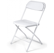 Set van 10 Klapstoelen / Palermo / Wit