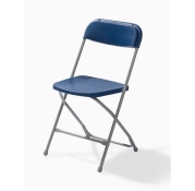 50 klapstoelen / Blauw-Grijs