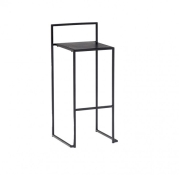  Barkruk / Milano / zwart / stapelbaar