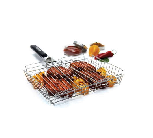  BROIL KING DUBBELE ROOSTER REGELBAAR MET AFNEEMBAAR HANDVAT - Foto 1