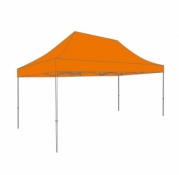VOUWTENT ALUMINIUM FRAME MET DAKZEIL - 4X6M - POLYESTER