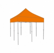 VOUWTENT ALUMINIUM FRAME MET DAKZEIL - 5X5M - PVC LIGHT