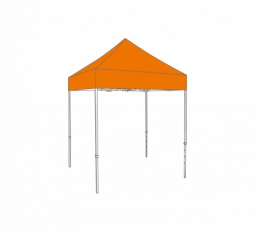 VOUWTENT STALEN FRAME MET DAKZEIL EN BESCHERMHOES - 3X3M - POLYESTER - Foto 1